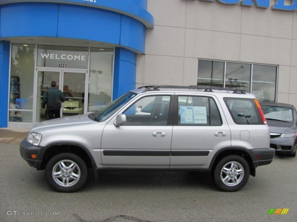 1999 CR-V EX 4WD - Sebring Silver Metallic / Charcoal photo #3