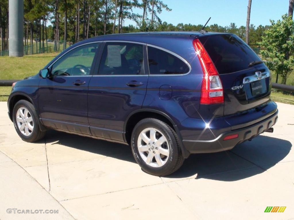 2007 CR-V EX-L - Royal Blue Pearl / Gray photo #8