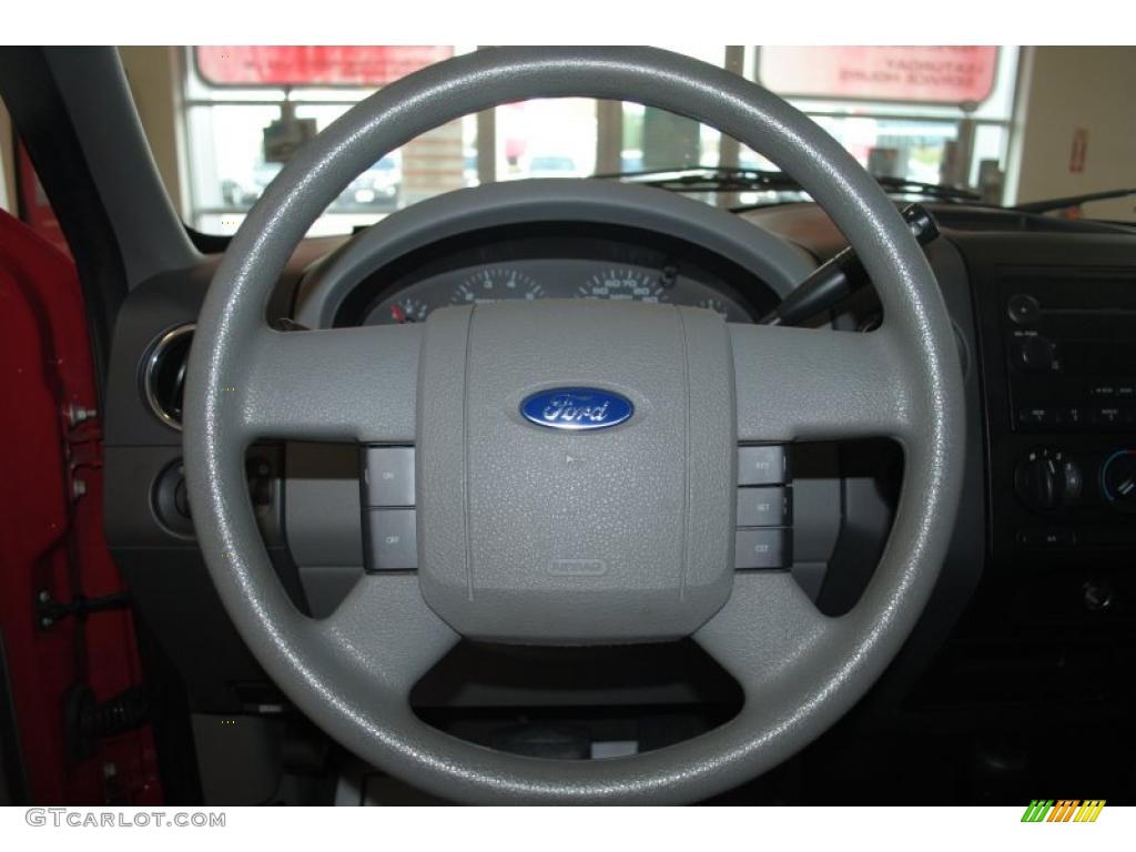 2005 F150 XLT SuperCab 4x4 - Bright Red / Medium Flint Grey photo #22