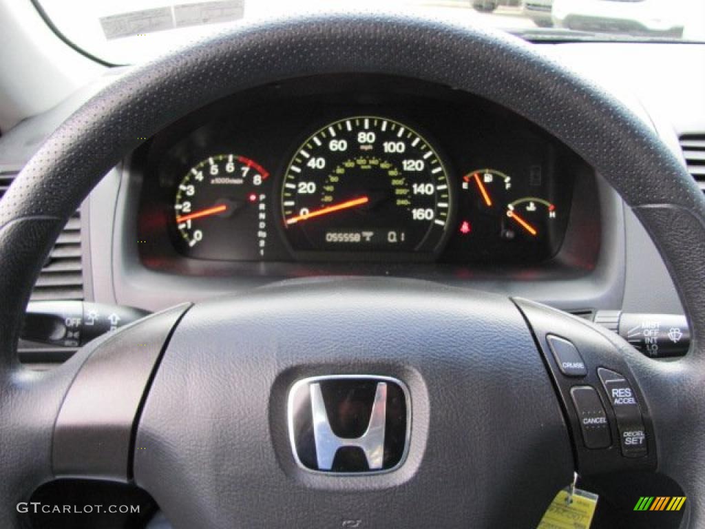 2003 Accord LX Sedan - Satin Silver Metallic / Gray photo #13
