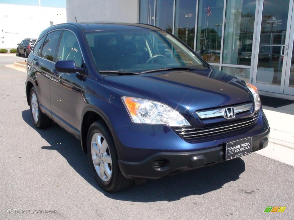 2007 CR-V EX-L - Royal Blue Pearl / Gray photo #46