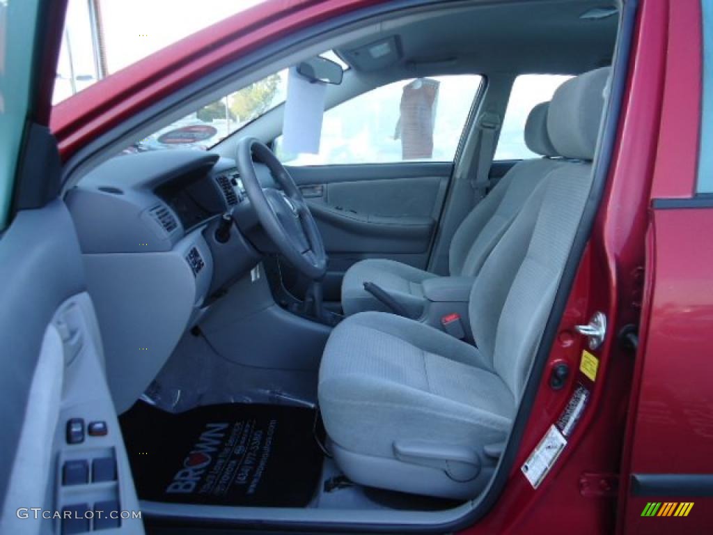 2008 Corolla CE - Barcelona Red / Stone photo #5