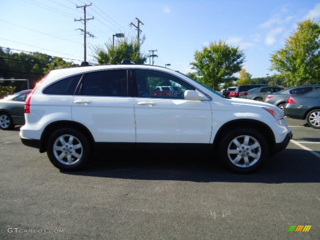 2008 CR-V EX-L 4WD - Taffeta White / Ivory photo #5