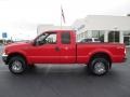 2002 Red Clearcoat Ford F250 Super Duty XLT SuperCab 4x4  photo #1