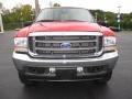 2002 Red Clearcoat Ford F250 Super Duty XLT SuperCab 4x4  photo #4