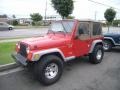 2002 Flame Red Jeep Wrangler X 4x4  photo #1