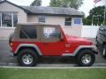 2002 Flame Red Jeep Wrangler X 4x4  photo #5