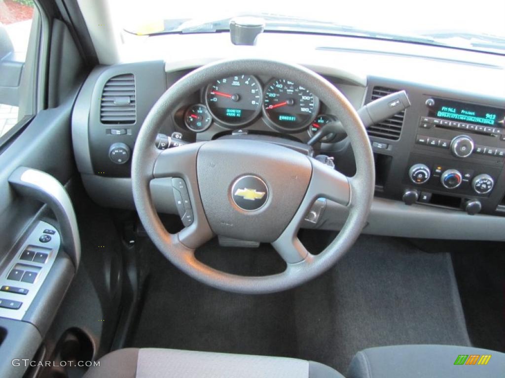 2009 Silverado 1500 Crew Cab - Blue Granite Metallic / Dark Titanium photo #22