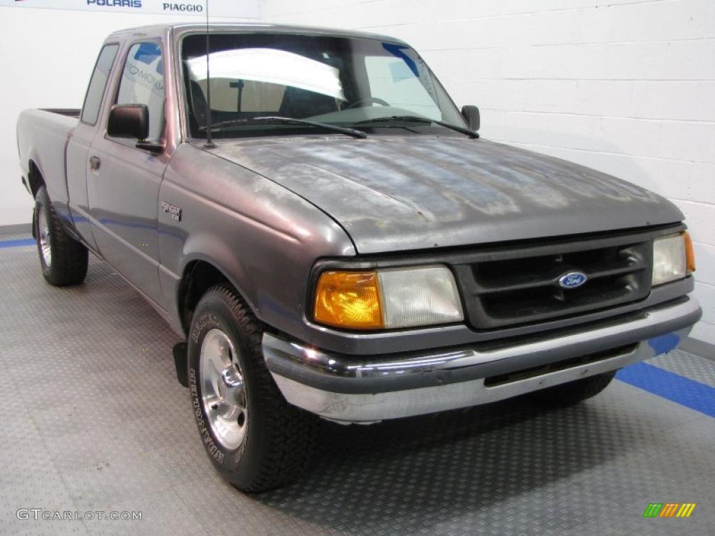 1996 Ranger XLT SuperCab - Medium Graphite Metallic / Gray photo #1