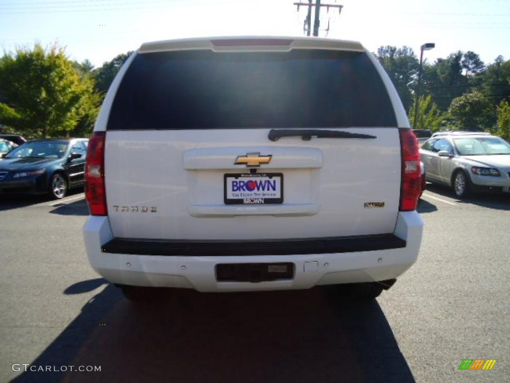 2007 Tahoe LTZ 4x4 - Summit White / Light Cashmere/Ebony photo #5