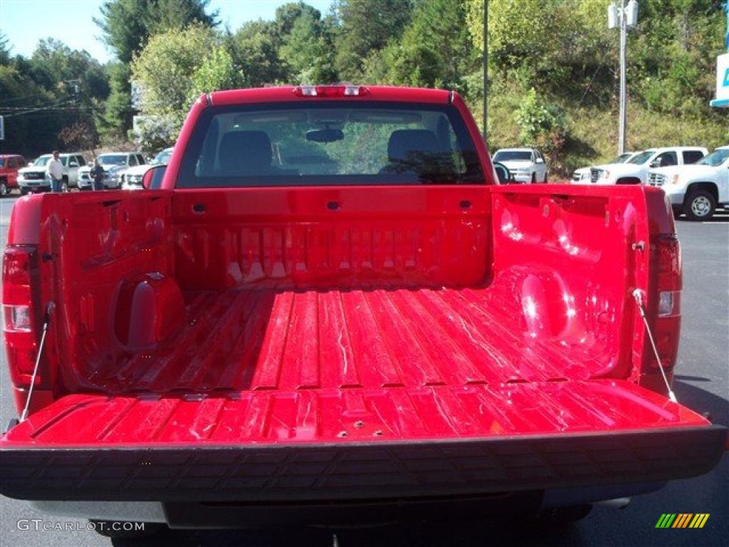 2009 Silverado 1500 Regular Cab - Victory Red / Dark Titanium photo #8