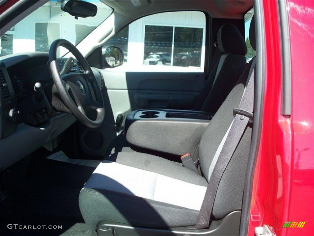 2009 Silverado 1500 Regular Cab - Victory Red / Dark Titanium photo #10