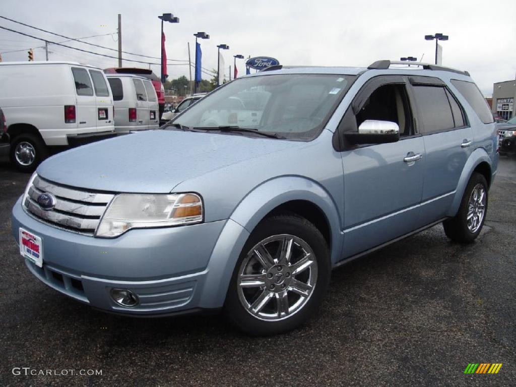 2008 Taurus X Limited - Light Ice Blue Metallic / Charcoal Black photo #1