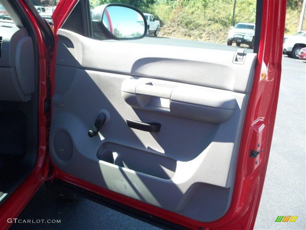 2009 Silverado 1500 Regular Cab - Victory Red / Dark Titanium photo #11