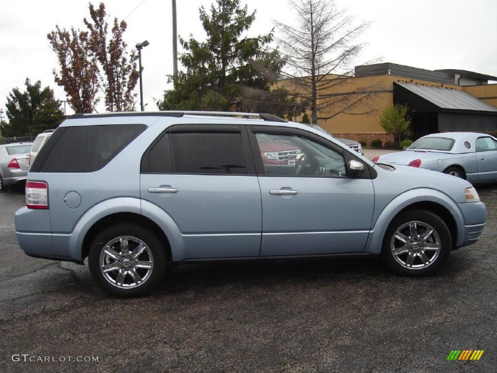 2008 Taurus X Limited - Light Ice Blue Metallic / Charcoal Black photo #6