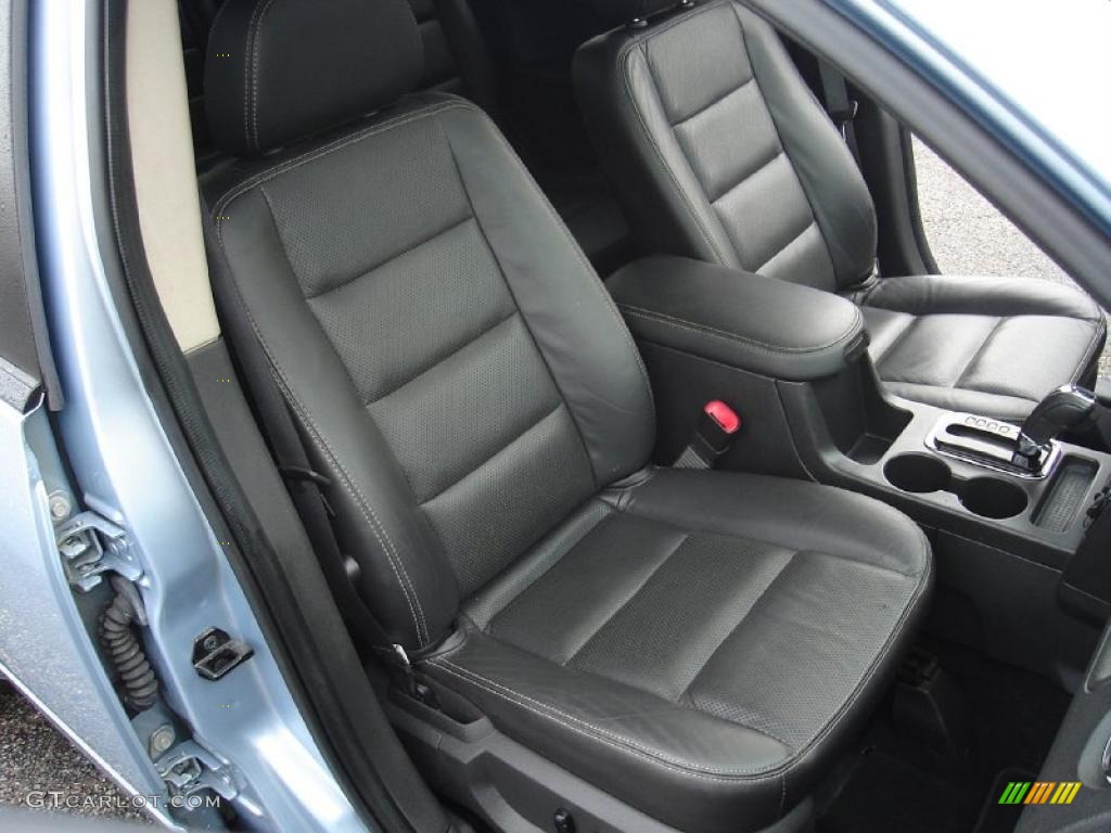 2008 Taurus X Limited - Light Ice Blue Metallic / Charcoal Black photo #14