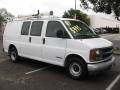 White 2001 Chevrolet Express 2500 Commercial Van