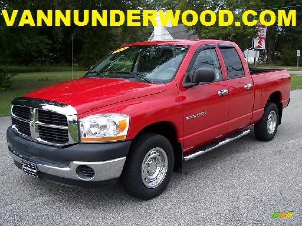 Flame Red Dodge Ram 1500