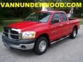 2006 Flame Red Dodge Ram 1500 ST Quad Cab  photo #1