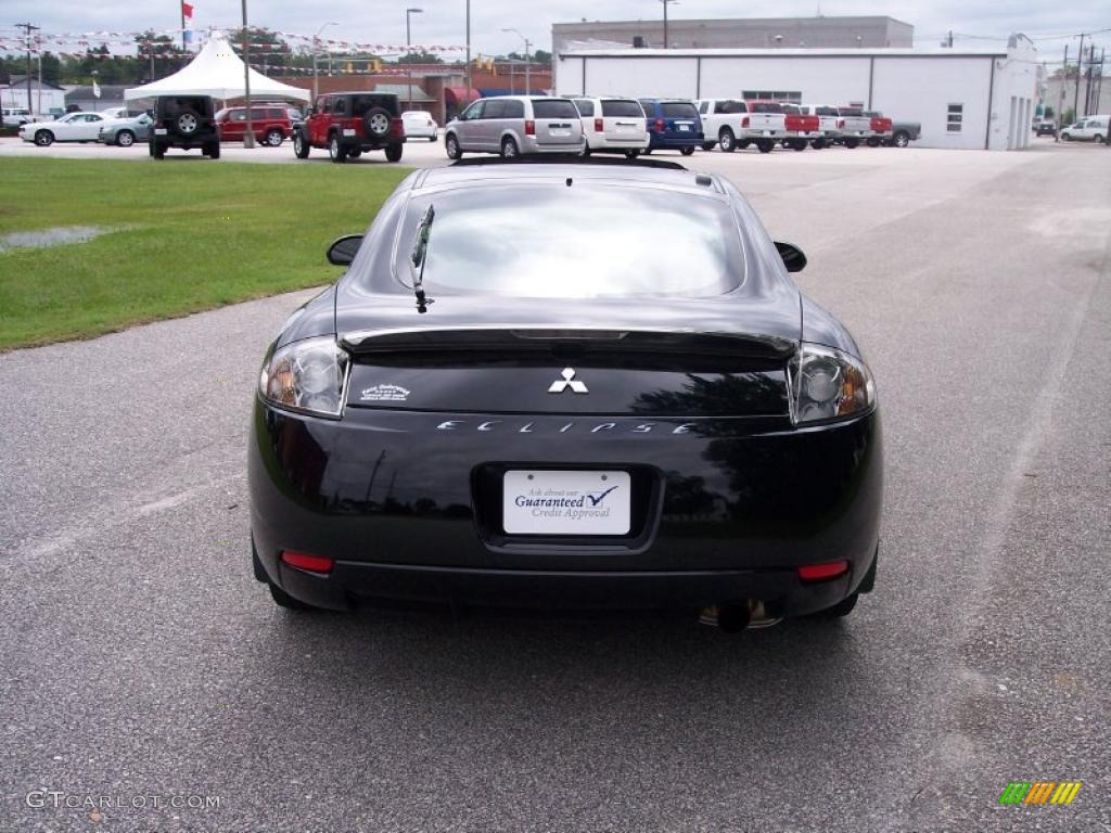 2008 Eclipse GS Coupe - Kalapana Black / Medium Gray photo #13