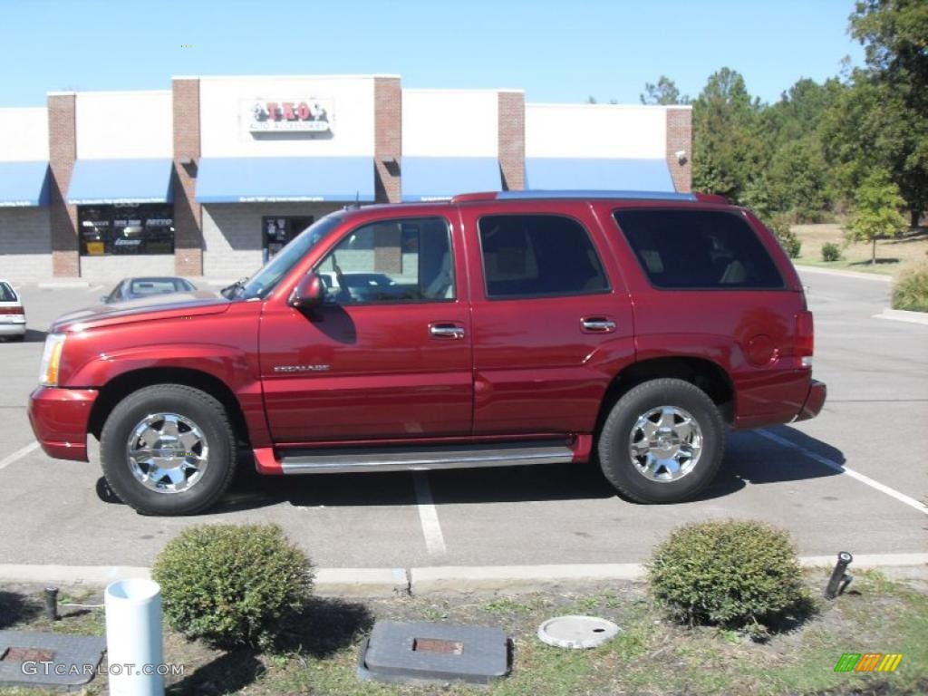 2003 Escalade AWD - Infra Red / Pewter photo #1