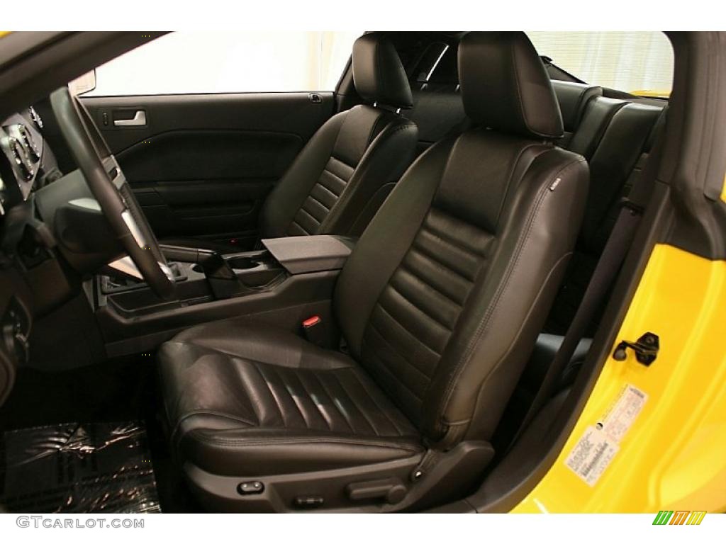 2005 Mustang GT Premium Coupe - Screaming Yellow / Dark Charcoal photo #11