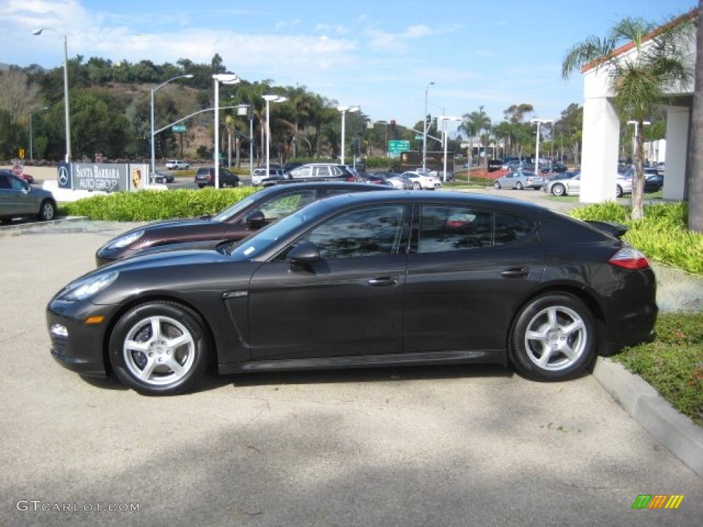 2011 Panamera 4 - Carbon Grey Metallic / Black photo #2