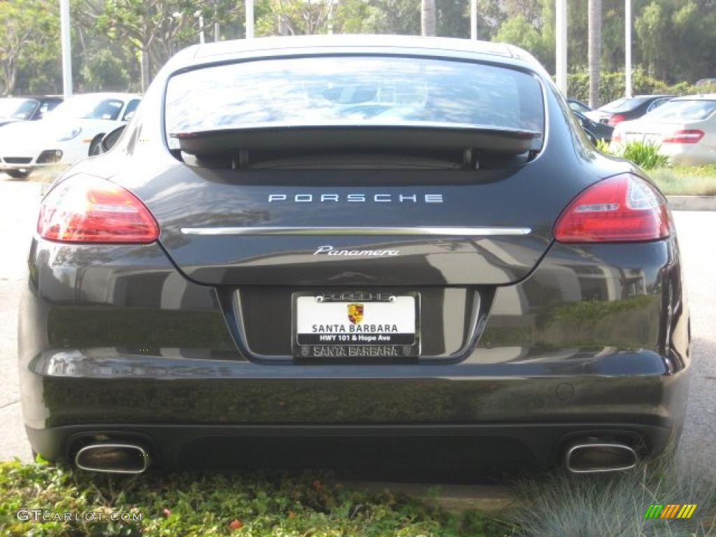 2011 Panamera 4 - Carbon Grey Metallic / Black photo #5