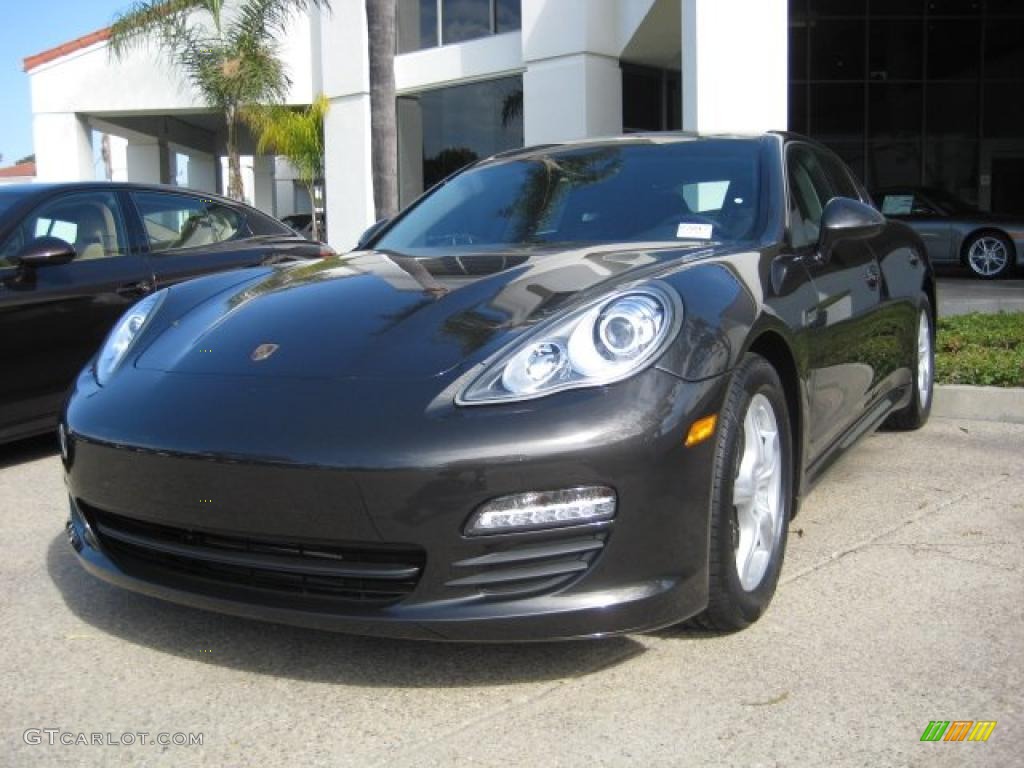 2011 Panamera 4 - Carbon Grey Metallic / Black photo #6