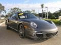 2007 Meteor Grey Metallic Porsche 911 Turbo Coupe  photo #3