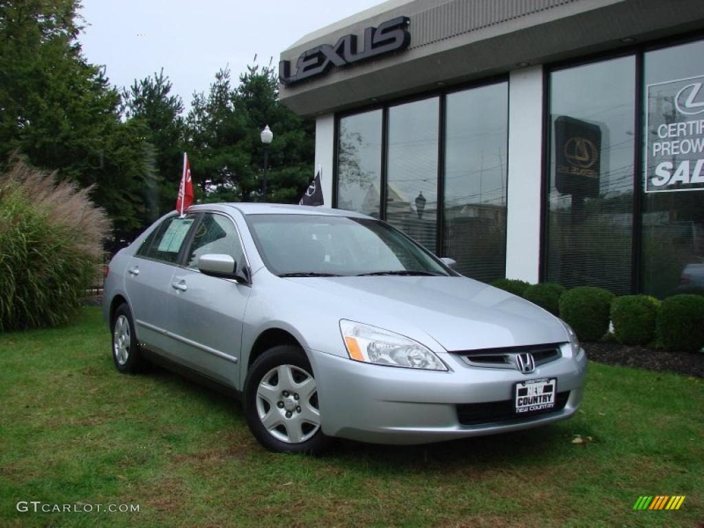 2005 Accord LX Sedan - Silver Frost Metallic / Black photo #1