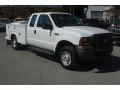 Oxford White - F250 Super Duty XL SuperCab 4x4 Chassis Photo No. 1