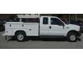 Oxford White - F250 Super Duty XL SuperCab 4x4 Chassis Photo No. 2