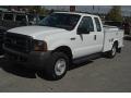 Oxford White - F250 Super Duty XL SuperCab 4x4 Chassis Photo No. 34