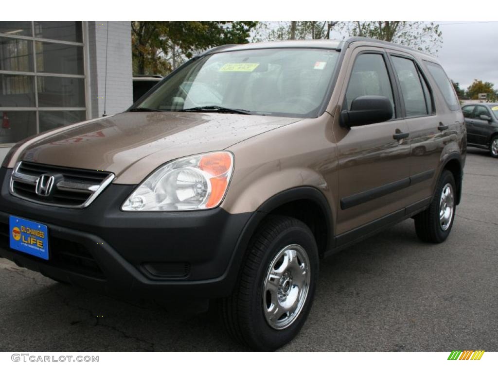 2002 CR-V LX 4WD - Mojave Mist Metallic / Saddle photo #1