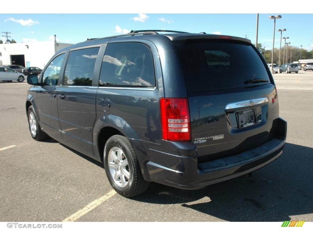 2008 Town & Country Touring Signature Series - Modern Blue Pearlcoat / Medium Slate Gray/Light Shale photo #4