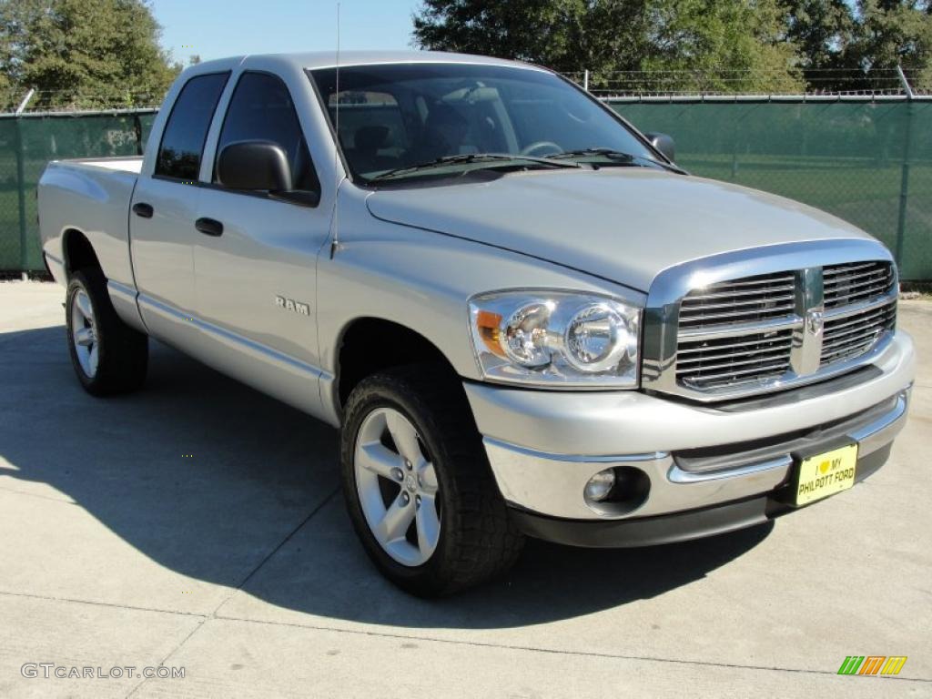 Bright Silver Metallic Dodge Ram 1500