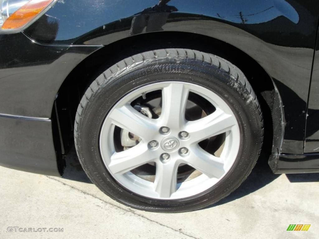 2008 Camry SE - Black / Dark Charcoal photo #12