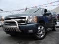 2009 Blue Granite Metallic Chevrolet Silverado 1500 LTZ Crew Cab 4x4  photo #1