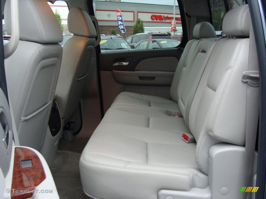 2009 Silverado 1500 LTZ Crew Cab 4x4 - Blue Granite Metallic / Light Titanium photo #10