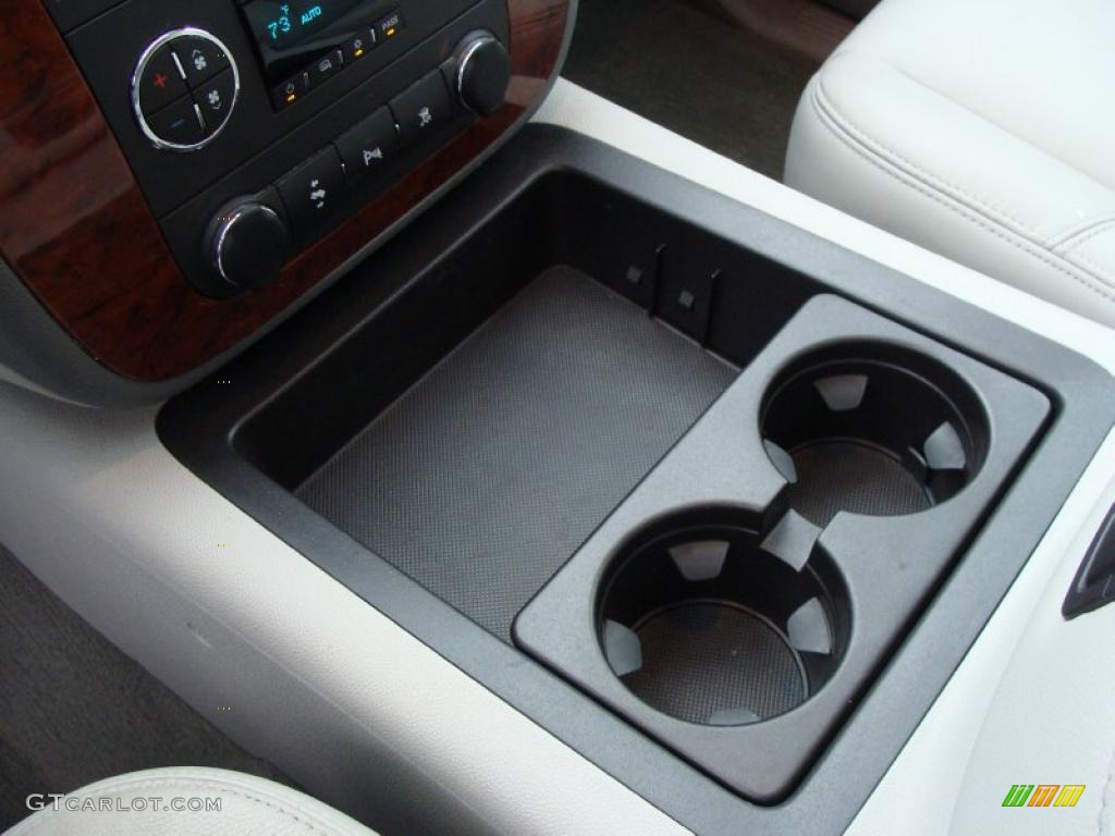 2009 Silverado 1500 LTZ Crew Cab 4x4 - Blue Granite Metallic / Light Titanium photo #13