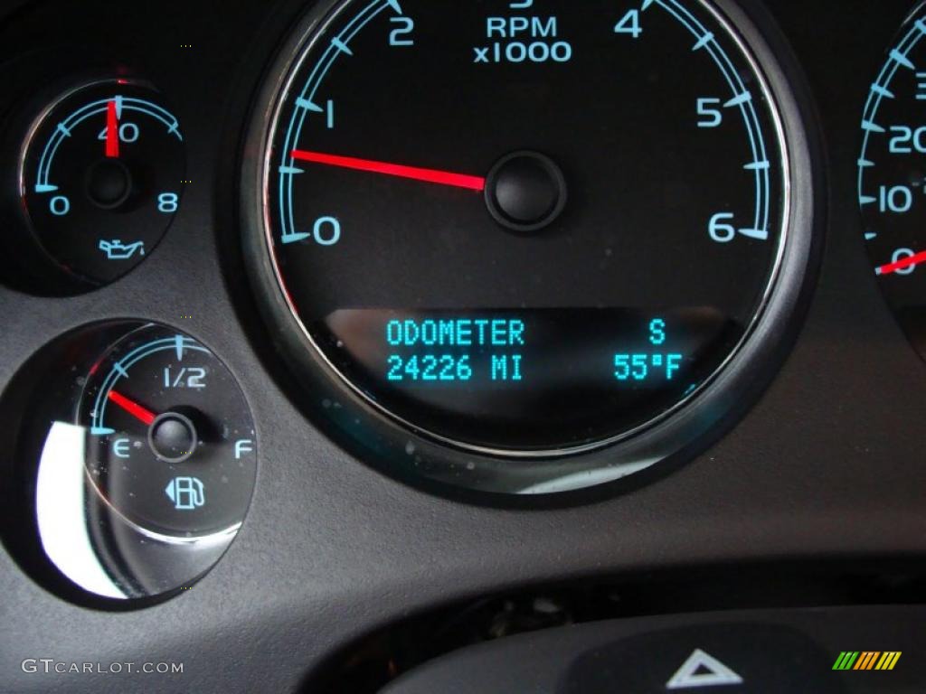 2009 Silverado 1500 LTZ Crew Cab 4x4 - Blue Granite Metallic / Light Titanium photo #14