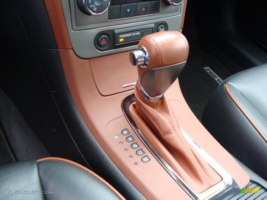 2008 Malibu LTZ Sedan - Dark Gray Metallic / Ebony/Brick Red photo #13