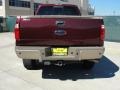 2009 Royal Red Metallic Ford F350 Super Duty King Ranch Crew Cab 4x4  photo #4