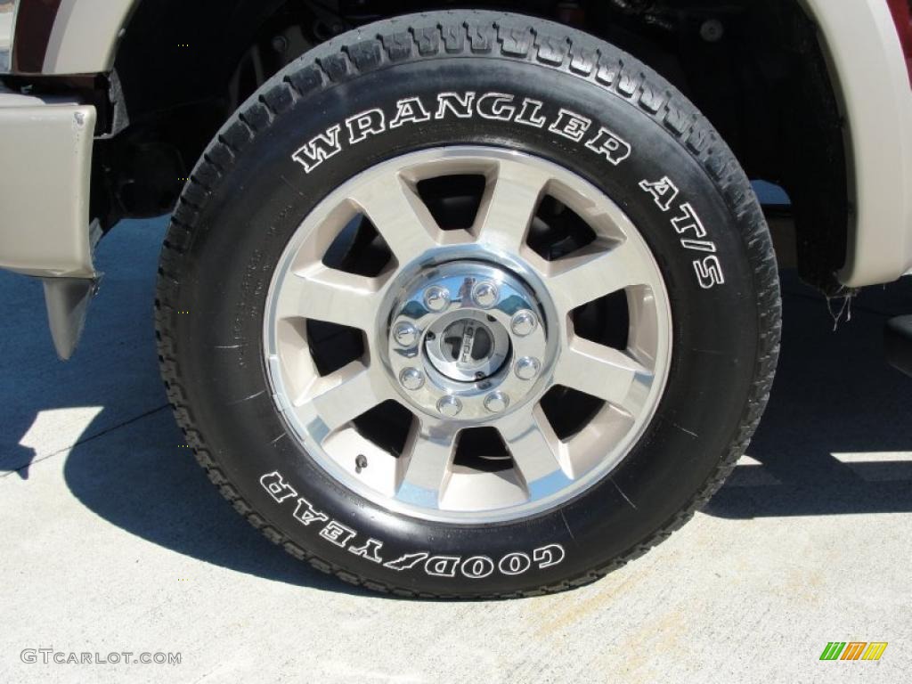 2009 Ford F350 Super Duty King Ranch Crew Cab 4x4 Wheel Photo #37578879