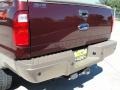 2009 Royal Red Metallic Ford F350 Super Duty King Ranch Crew Cab 4x4  photo #25