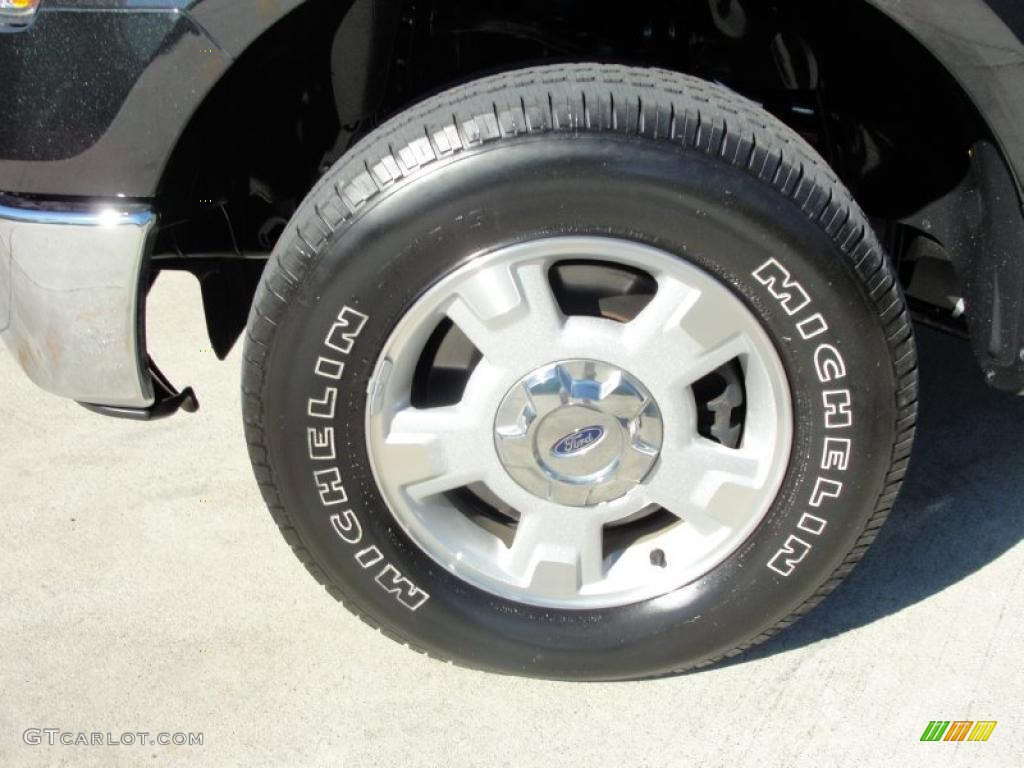 2010 F150 XLT SuperCrew - Tuxedo Black / Medium Stone photo #12