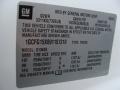 2009 Chevrolet Express 1500 Cargo Van Info Tag