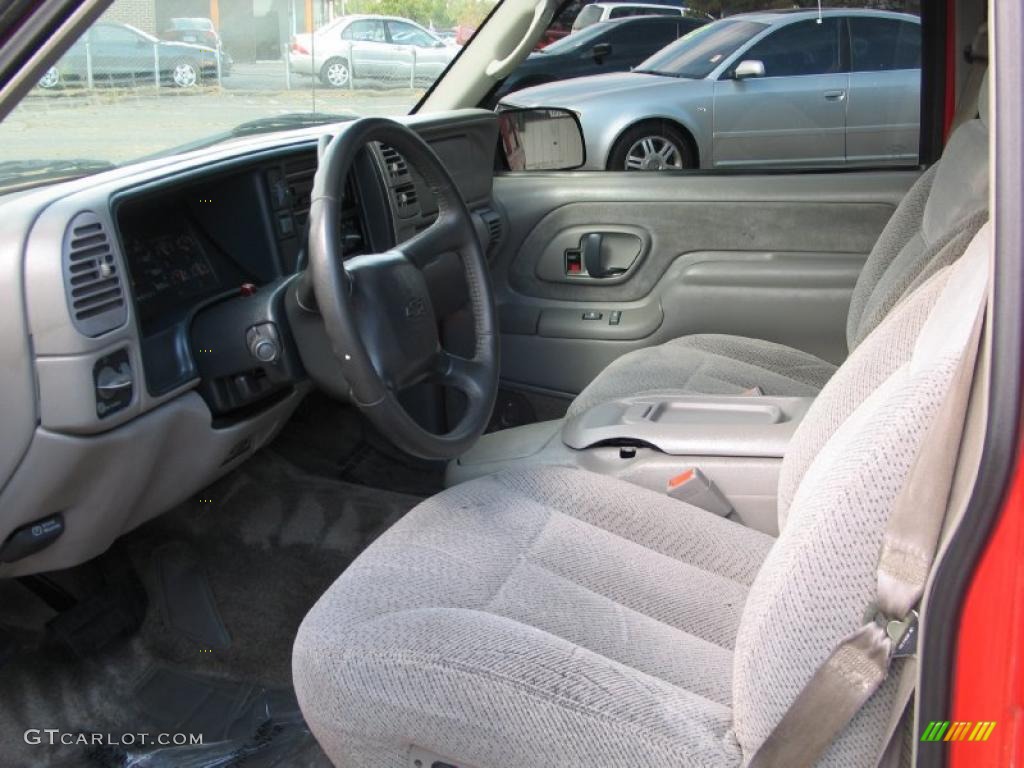 1999 Tahoe LS 4x4 - Victory Red / Gray photo #9