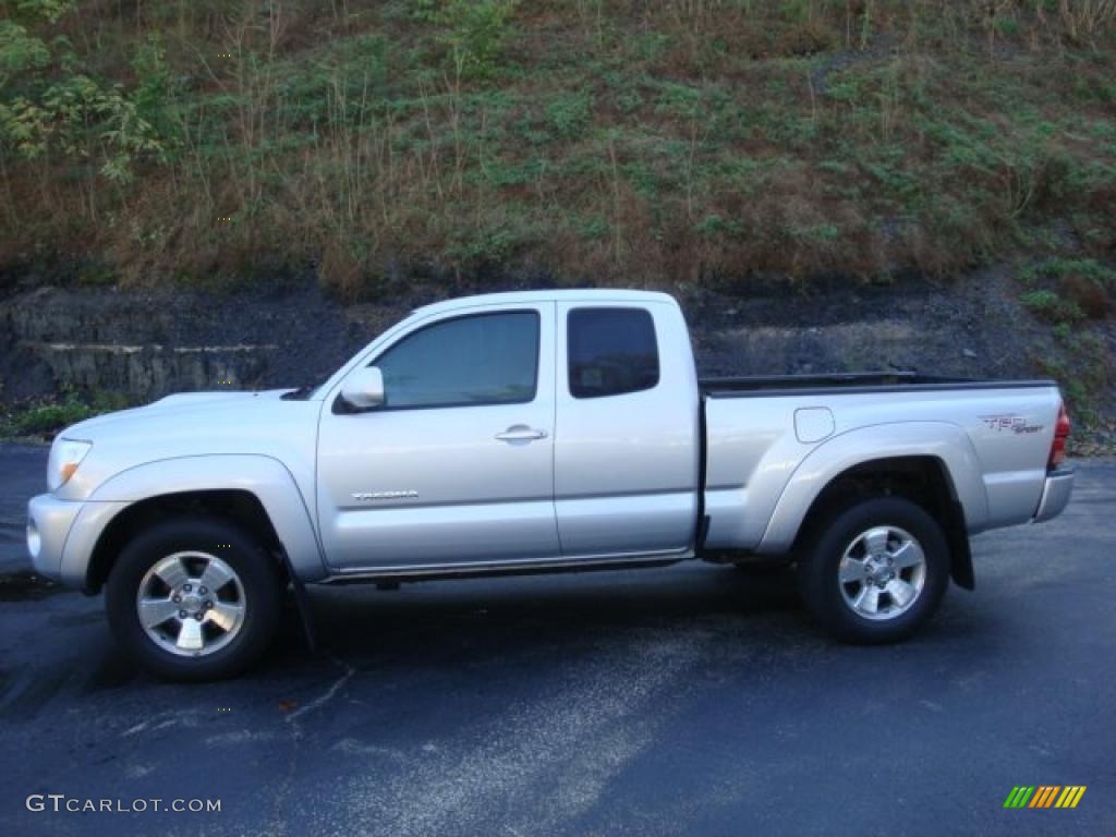 2007 Tacoma V6 TRD Sport Access Cab 4x4 - Silver Streak Mica / Graphite Gray photo #1